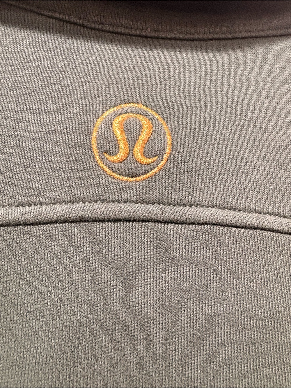 Lululemon Scuba Oversized Half Zip Hoodie Green Funnel Neck Thumbholes Women’s - Picture 6 of 7
